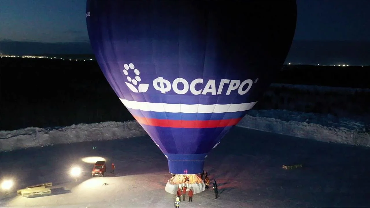 Путешественник Фёдор Конюхов отправился в трансконтинентальный перелёт на тепловом воздушном шаре «ФосАгро»